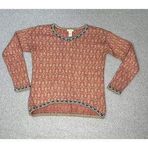 SUNDANCE Chanticleer Wool/Alpaca Pullover Sz Petite Medium Sweater